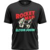 Elton John Rocketman T-Shirt – Official Men's Black Tee With Piano Logo, Size XL, 100% Cotton - View #3